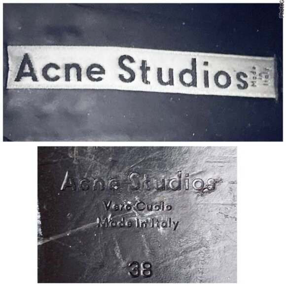 Acne Studios Jensen ankle boot White leather 7.5 - Picture 9 of 15